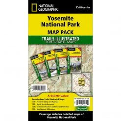 National Geographic Maps Yosemite National Park [Map Pack Bundle] Camp & Hike