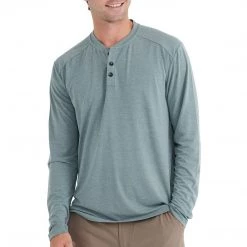 Free Fly Men's Bamboo Flex Henley