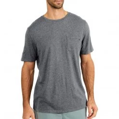 Free Fly Men's Bamboo Heritage Pocket Tee 16 Free Fly Men's Bamboo Heritage Pocket Tee