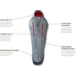 NEMO Equipment Men's Kayu 15 Down Sleeping Bag - Regular Camp & Hike 15 NEMO Equipment Men's Kayu 15 Down Sleeping Bag - Regular Camp & Hike