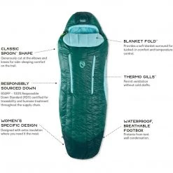NEMO Equipment Women's Disco 30 Down Sleeping Bag - Long 15 NEMO Equipment Women's Disco 30 Down Sleeping Bag - Long